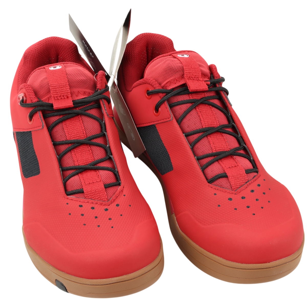 Crankbrothers Mallet Lace Fahrradschuhe Clip - In Rot/Schwarz Größe 37 - RAAAD.de