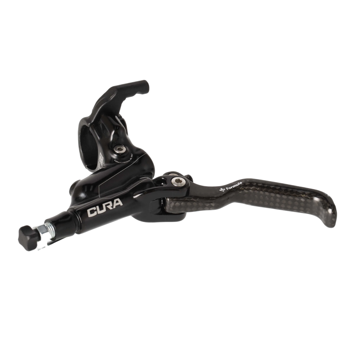 Formula Cura X Scheibenbremse Carbon Bremshebel 2 - Kolben schwarz (1750 mm Leitung) - RAAAD.de