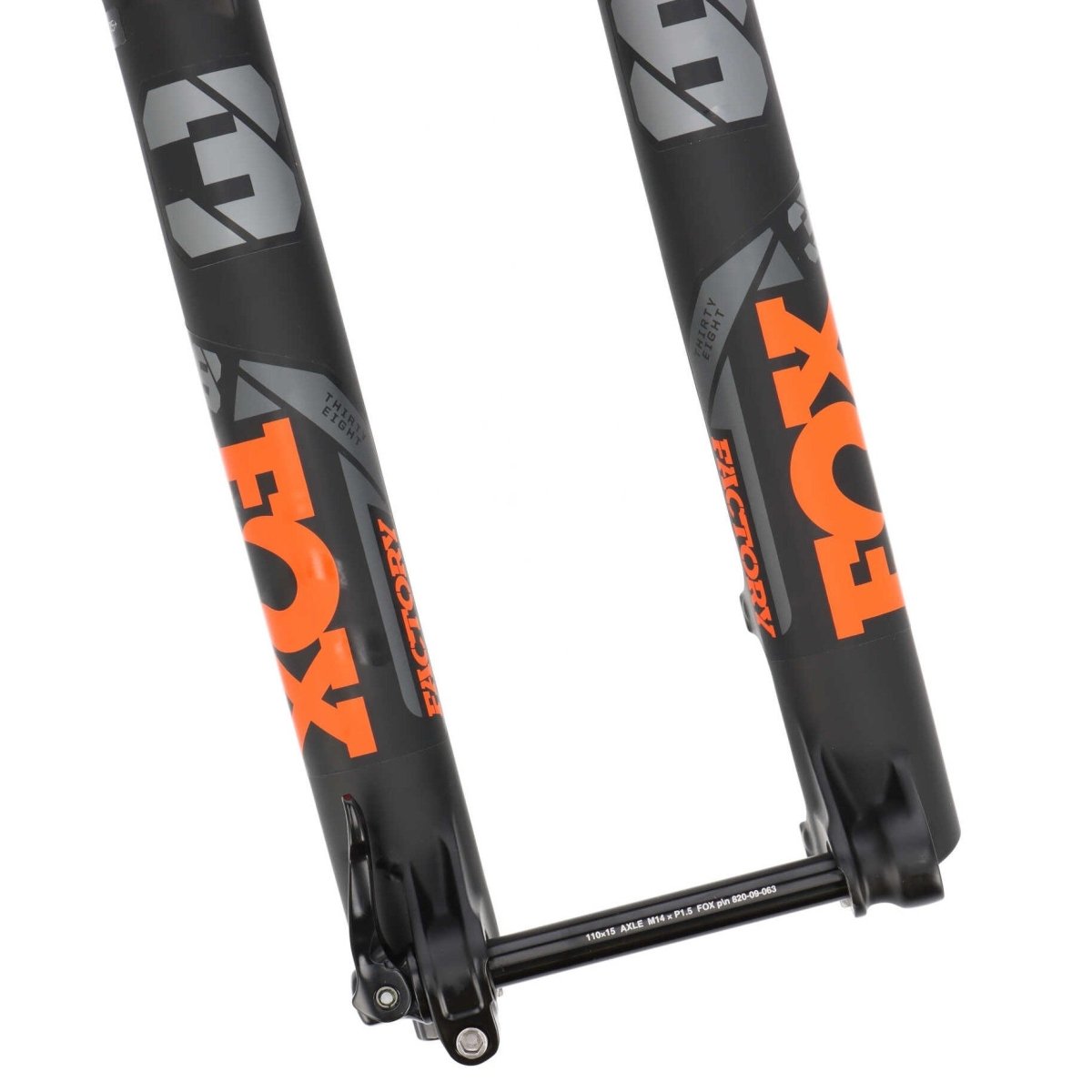 Fox Federgabel 38 Float Factory 29" 160 mm Grip2 15x110 mm Boost Tapered Schwarz/Orange - RAAAD.de