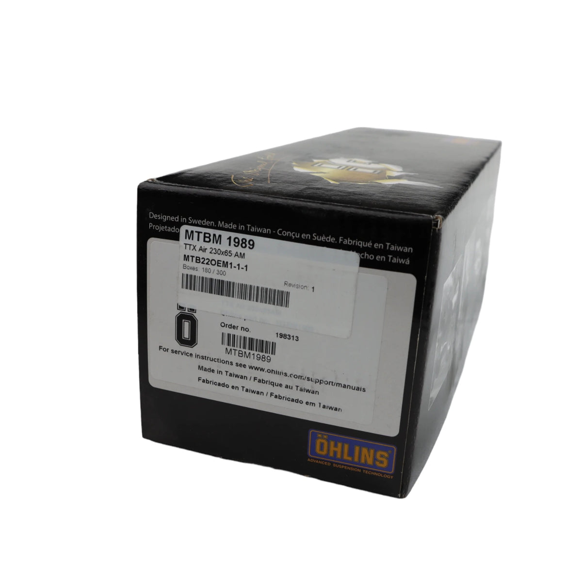 Öhlins Dämpfer TTX2 Air 230x65 mm Universal - RAAAD.de