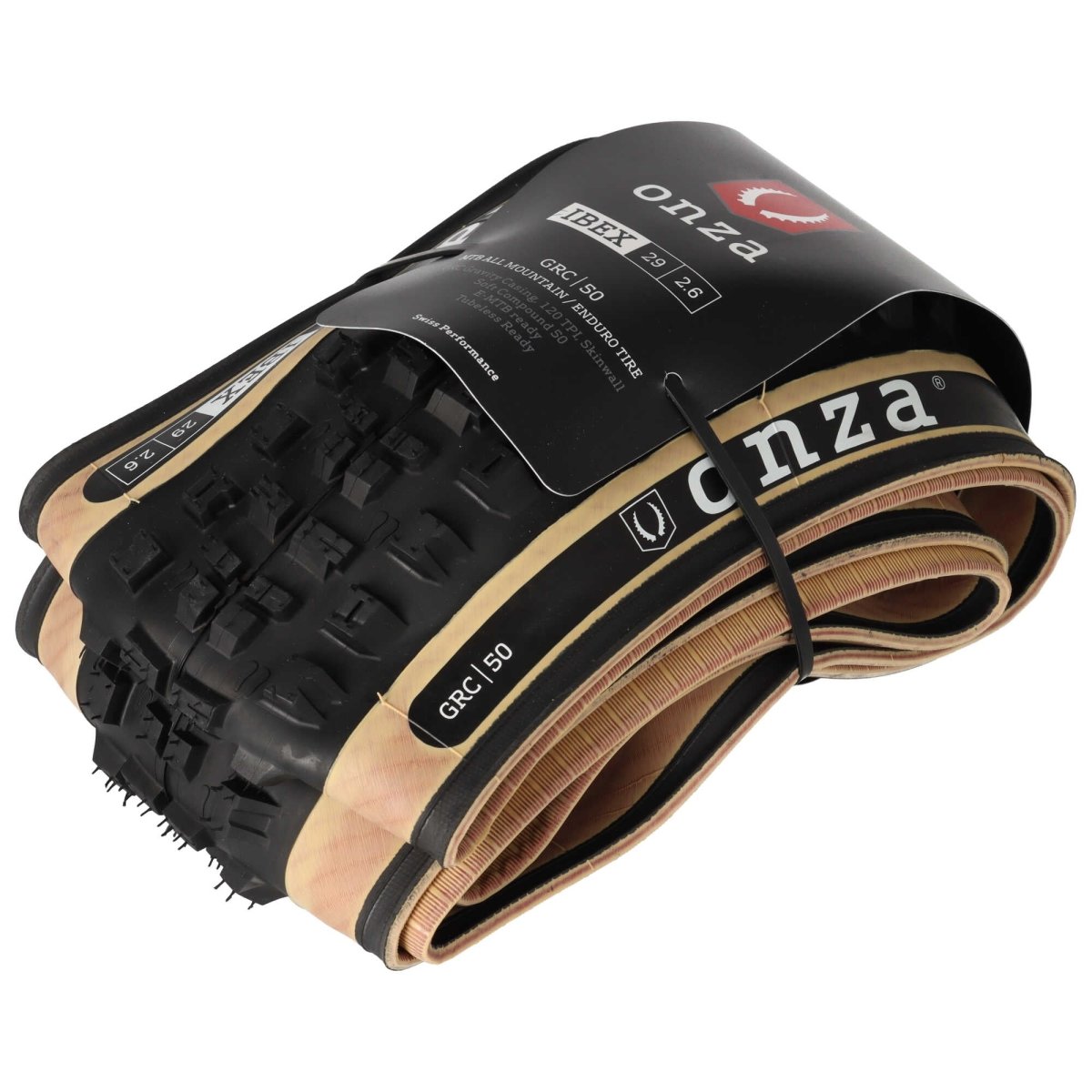 Onza Ibex 29 x 2,60" GRC 120TPI Soft Compound 50 Tubless Ready Faltreifen Skinwall - RAAAD.de