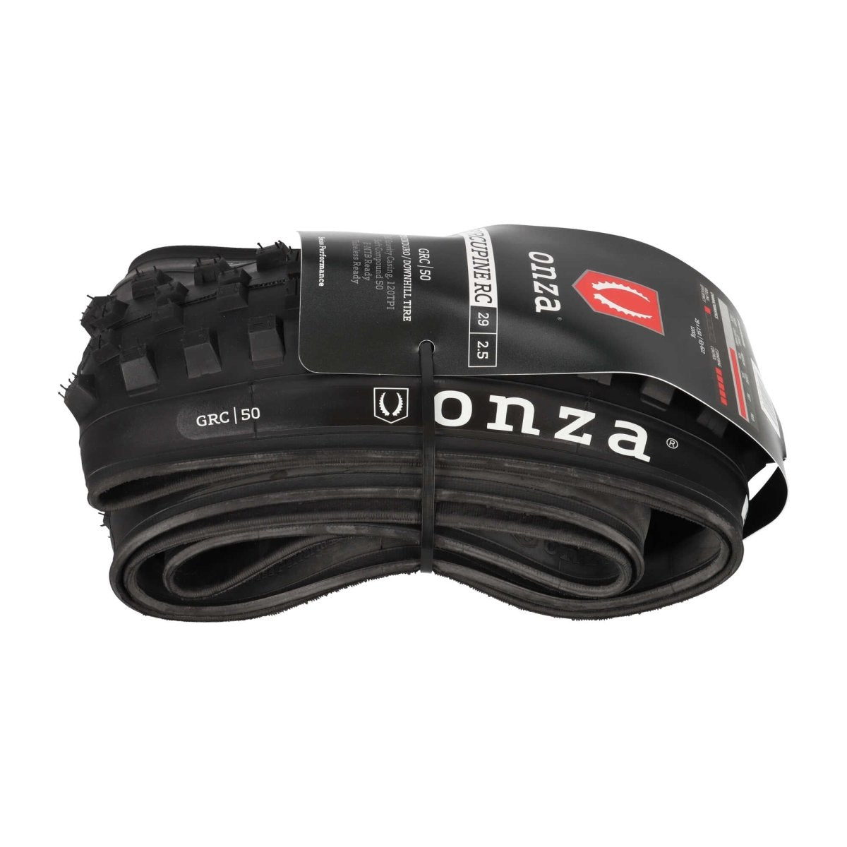 Onza Porcupine RC 29x2,50" GRC 120TPI Soft Compound 50 Tubless Ready Faltreifen Schwarz - RAAAD.de