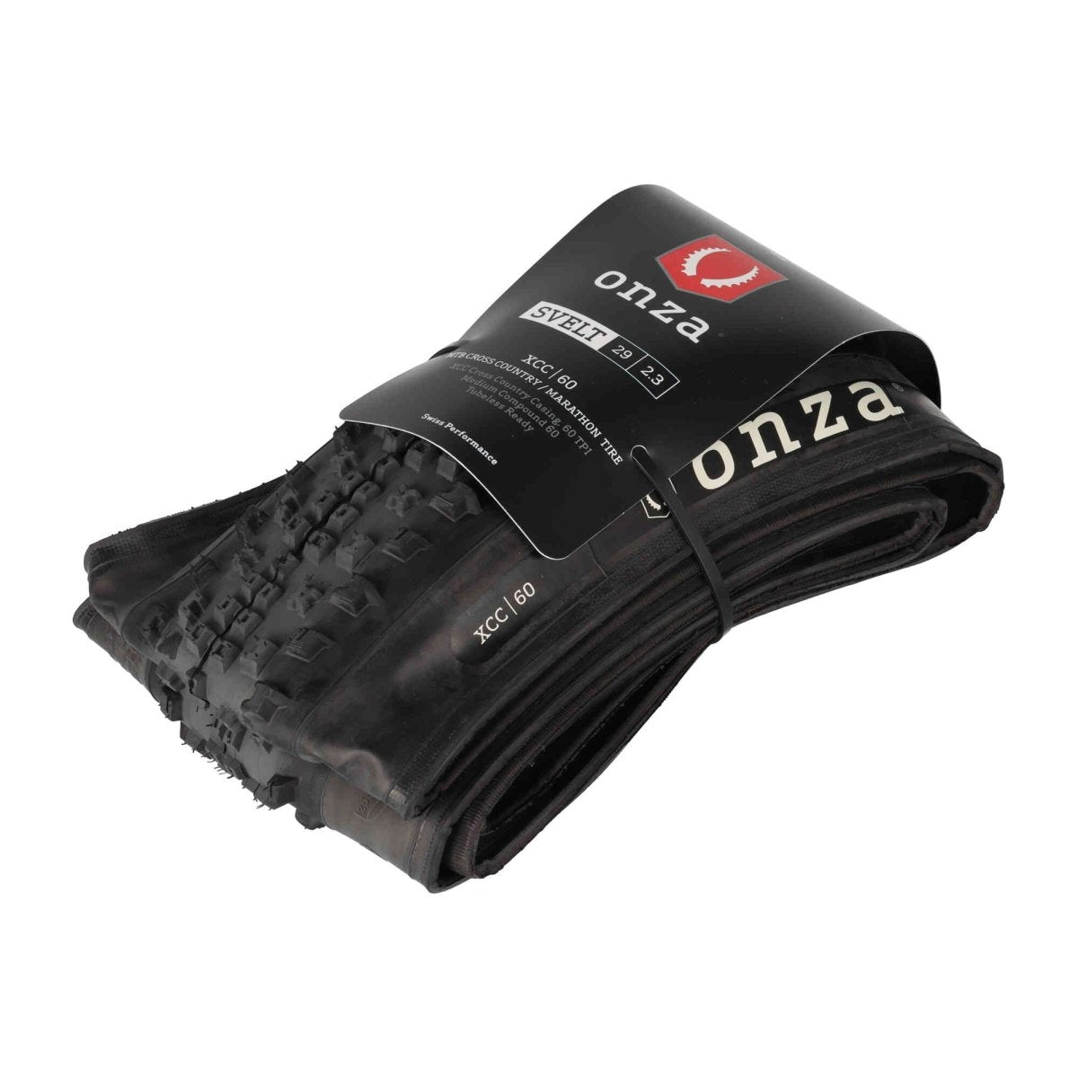 Onza Svelt 29 x 2,30" XCC 60TPI Medium Compound 60 Tubless Ready Faltreifen Schwarz - RAAAD.de