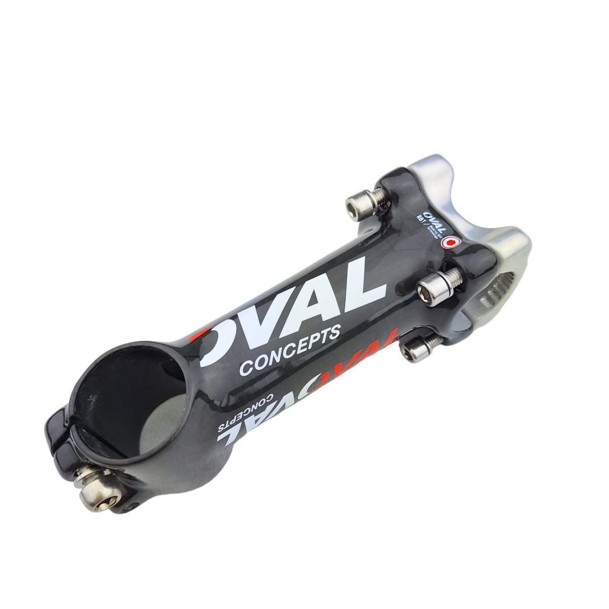 Oval Vorbau R900 Carbon 25.4 mm Rise 6° Länge 100 mm schwarz - RAAAD.de