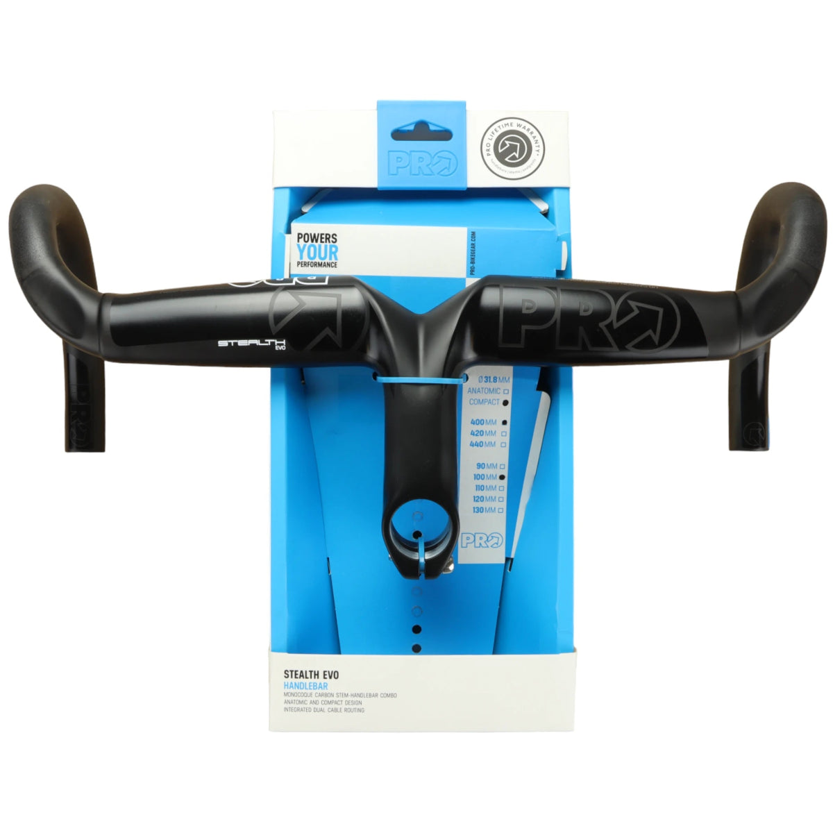 PRO Stealth Evo Carbon Lenker Vorbau Kombination Cockpit 400/100 mm - RAAAD.de