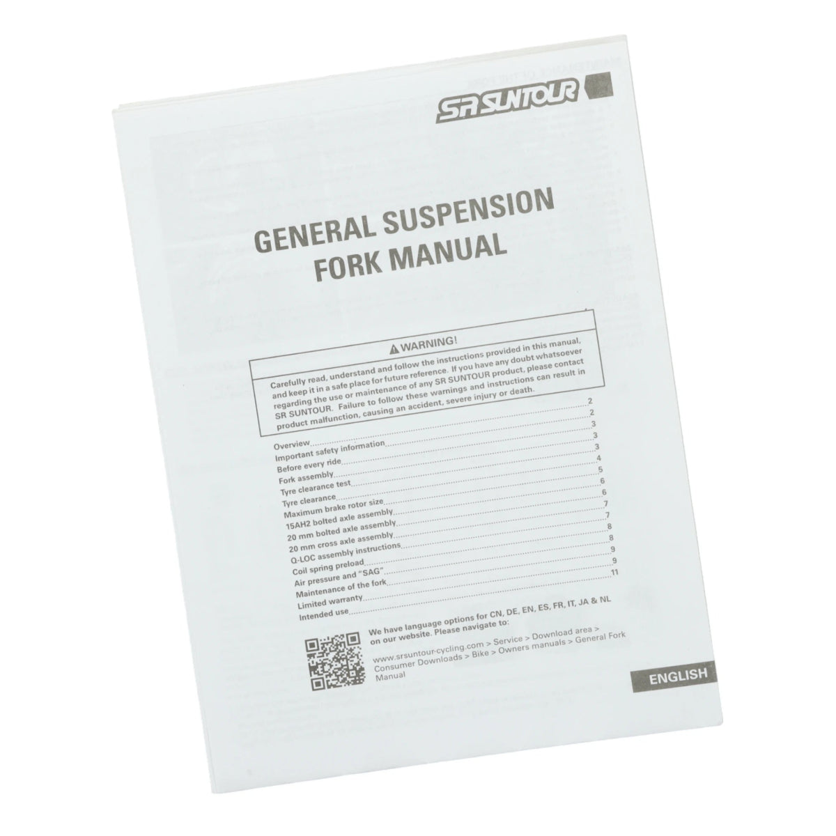 SR Suntour Federgabel Trekking Schnellspanner QR 28 Zoll Tapered 1 1/8 - 1.5 Zoll Schaft rot - RAAAD.de