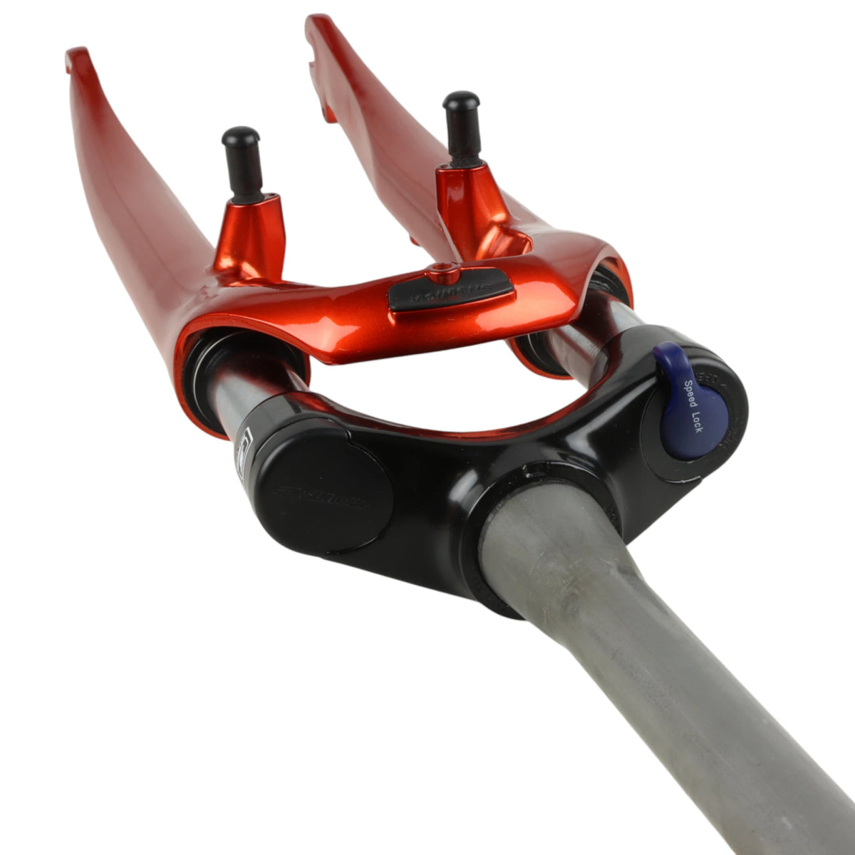 SR Suntour Federgabel Trekking Schnellspanner QR 28 Zoll Tapered 1 1/8 - 1.5 Zoll Schaft rot - RAAAD.de