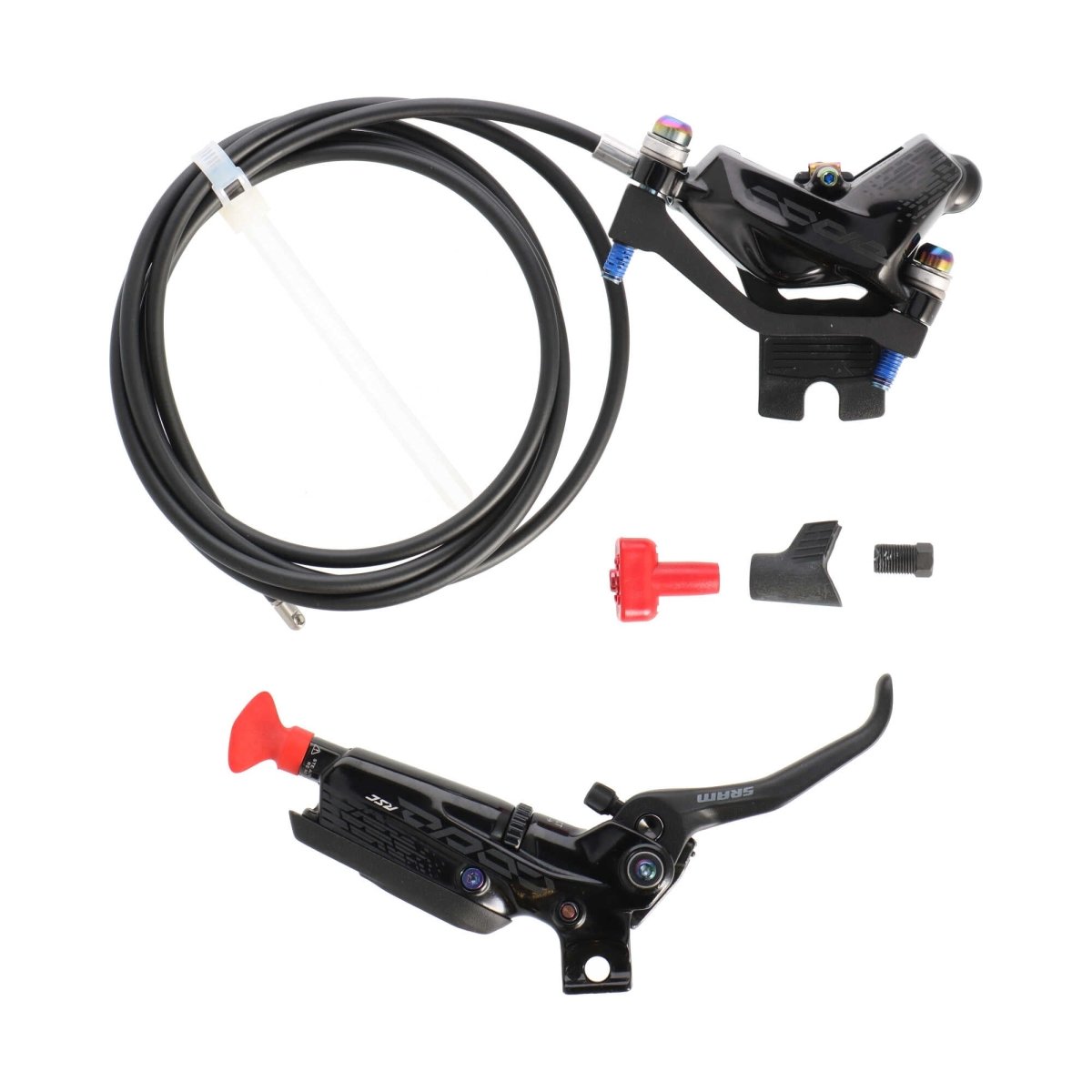 SRAM Code RSC Scheibenbremse Rainbow hinten (1700 mm Leitung) - RAAAD.de