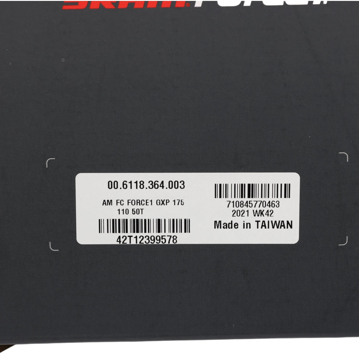 SRAM Force 1 Kurbel GXP Carbon 175 mm 50T (1x11-fach) - RAAAD.de