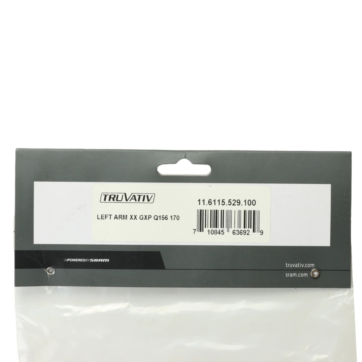 Truvativ XX Kurbelarm links GXP 170 mm Q - Faktor 156 mm Carbon schwarz rot - RAAAD.de