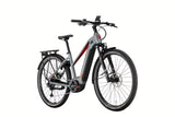 Conway Cairon T2.0 500 | Bicicletă electrică de trekking | 9 viteze | Motor Bosch 250W | Gri/Roșu (model 2023)
