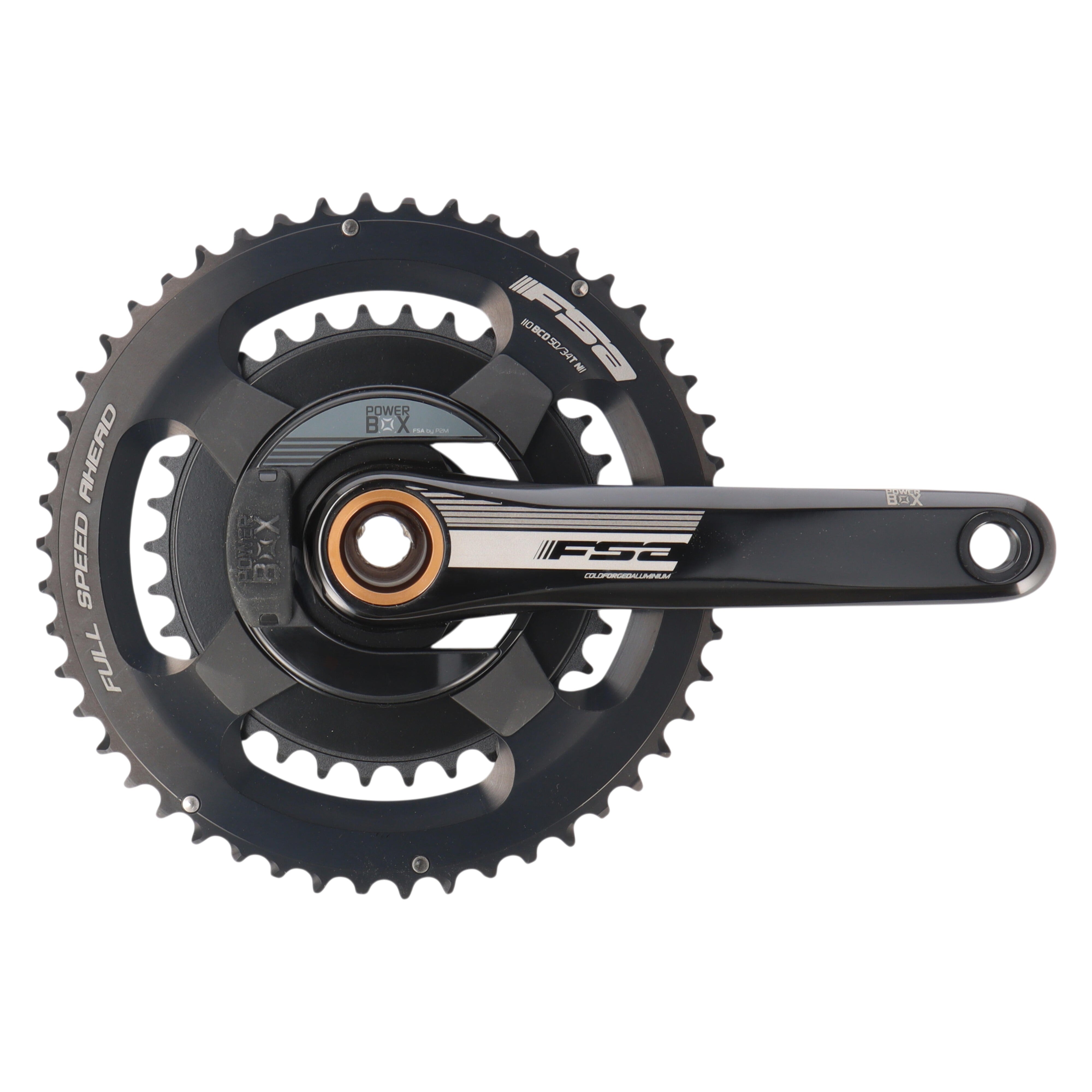 FSA PowerBox Powermeter Kurbel 172,5 mm | 50/34 Zähne | BB386EVO | 110 BCD | 11-fach