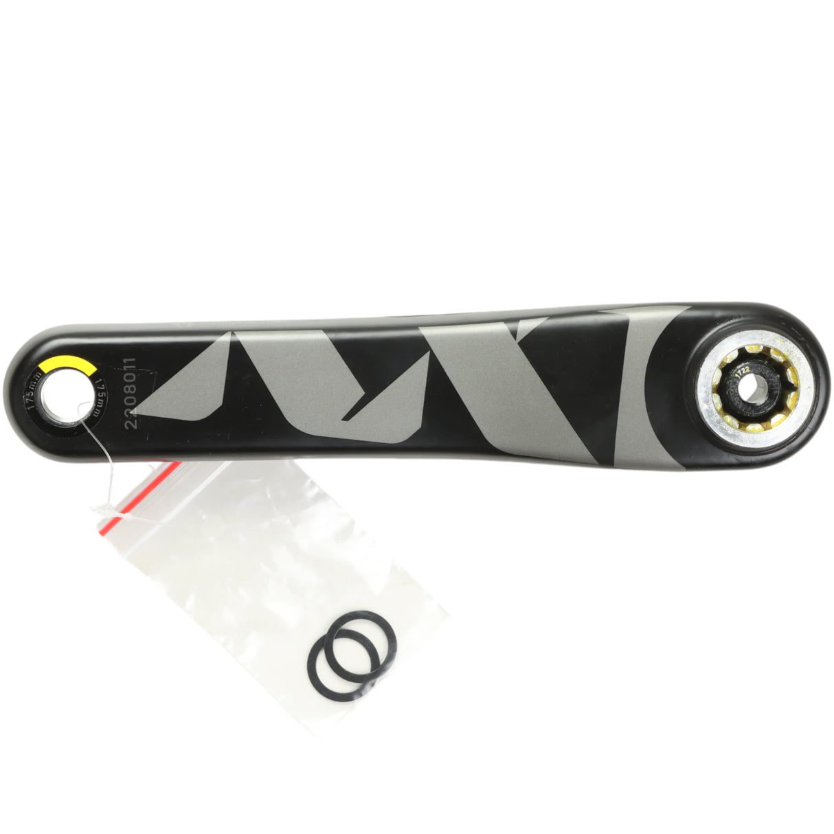 Braț pedalier stâng SRAM XX1 Eagle GXP 175 mm negru carbon auriu