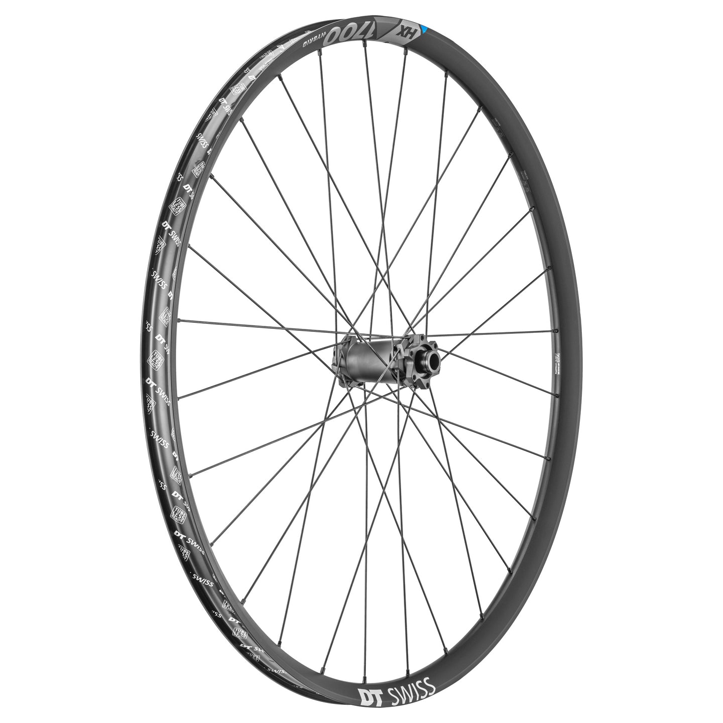 DT Swiss HX 1700 SPLINE Front Wheel 27.5" | 30 mm Jaw Width | 15x110 mm Boost Thru Axle | 6-Bolt