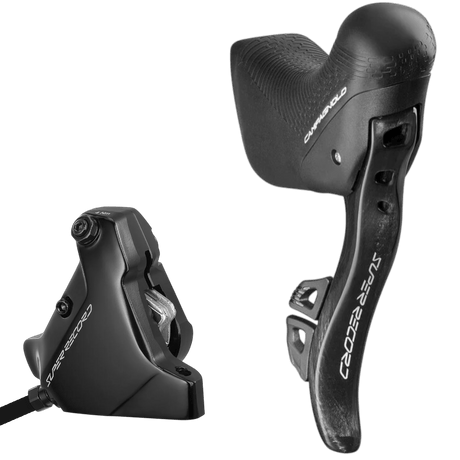 Campagnolo Super Record Schalthebel/Bremshebel Wireless Ergopower rechts | inkl. Flat Mount Bremssattel (hinten)| 12 - fach - RAAAD.de