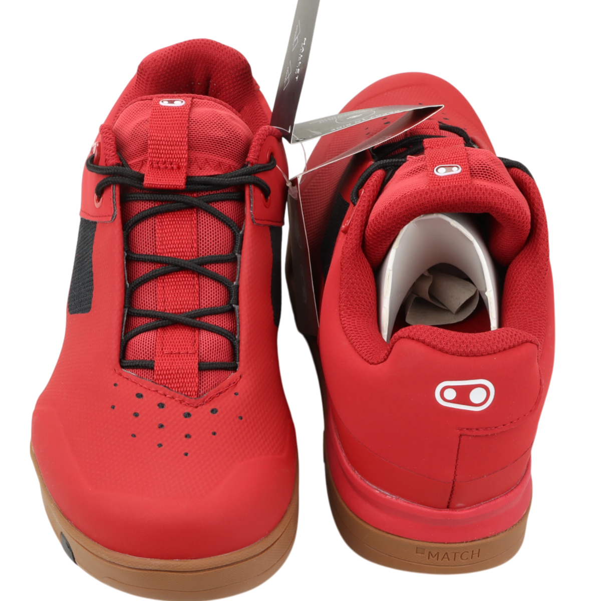 Crankbrothers Mallet Lace Fahrradschuhe Clip - In Rot/Schwarz Größe 41 - RAAAD.de