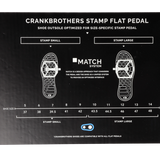 Crankbrothers Stamp Lace Fahrradschuhe Flatpedal Rot/Schwarz Größe 42 - RAAAD.de
