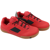 Crankbrothers Stamp Lace Fahrradschuhe Flatpedal Rot/Schwarz Größe 42 - RAAAD.de