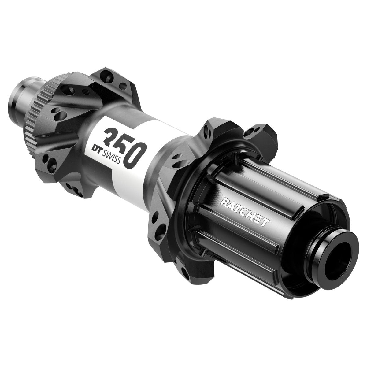 DT Swiss 350 Straightpull Hinterradnabe | 12x148 mm Boost | Center Lock | Shimano HG - RAAAD.de