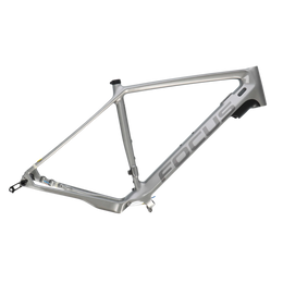 Bicicletă electrică Focus Paralane² 9.9 cu cadru carbon-argintiu (mărimea S)