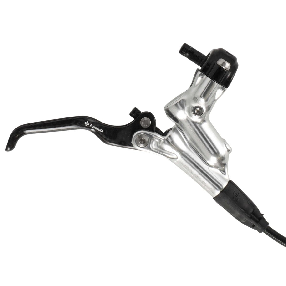 Formula Cura 4 Scheibenbremsen - Set | Carbon Bremshebel | vorne & hinten | 4 - Kolben | silber | inkl. Beläge | Leitung 800/2000 mm - RAAAD.de