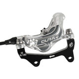 Formula Cura 4 Scheibenbremsen - Set | Carbon Bremshebel | vorne & hinten | 4 - Kolben | silber | inkl. Beläge | MTB / Enduro - RAAAD.de