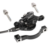 Formula Cura Scheibenbremse vorne | 2 - Kolben | 950 mm Leitung | schwarz glänzend | inkl. Adapter für 203 mm Bremsscheibe - RAAAD.de