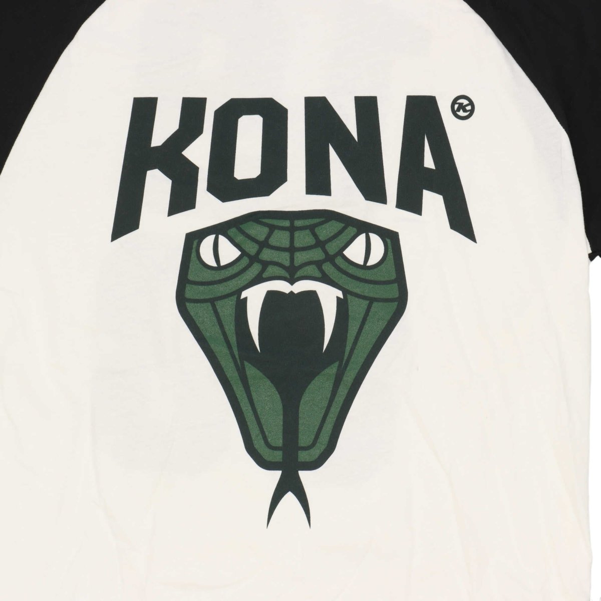 Kona Baseball T-Shirt | 3/4 Arm Shirt | weiß - schwarz - RAAAD.de