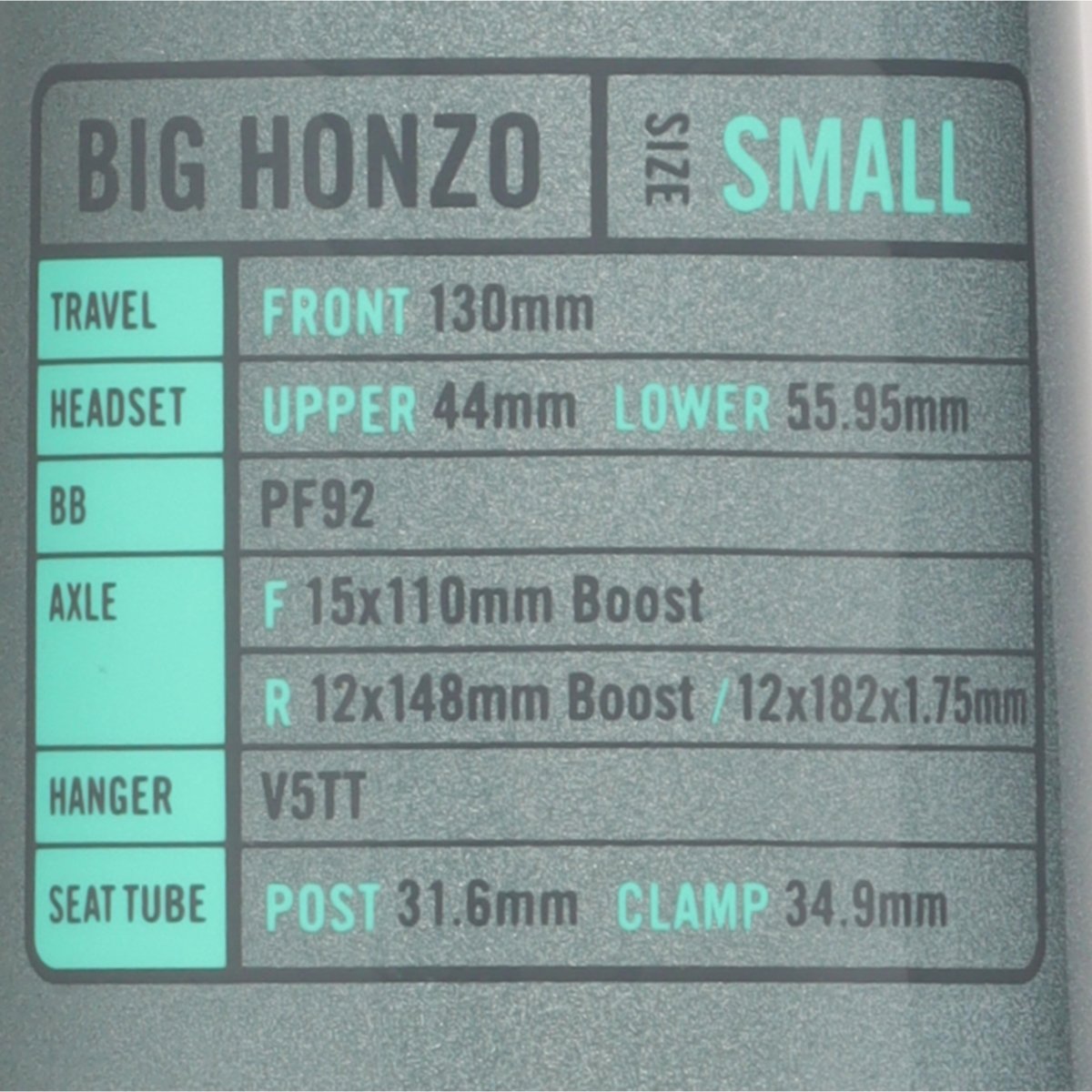 Kona Big Honzo CR | Hardtail Trail Rahmen Carbon | 27,5" Boost | Größe XL - RAAAD.de