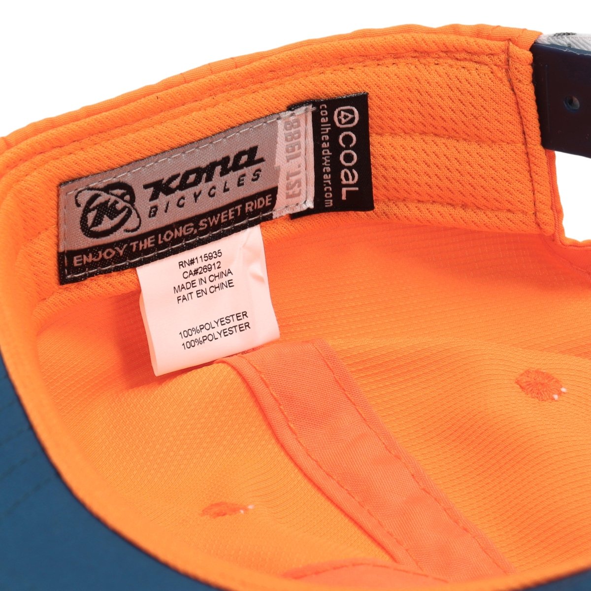 Kona Boogie Dan Hat | Cap | orange - blau | One Size - RAAAD.de
