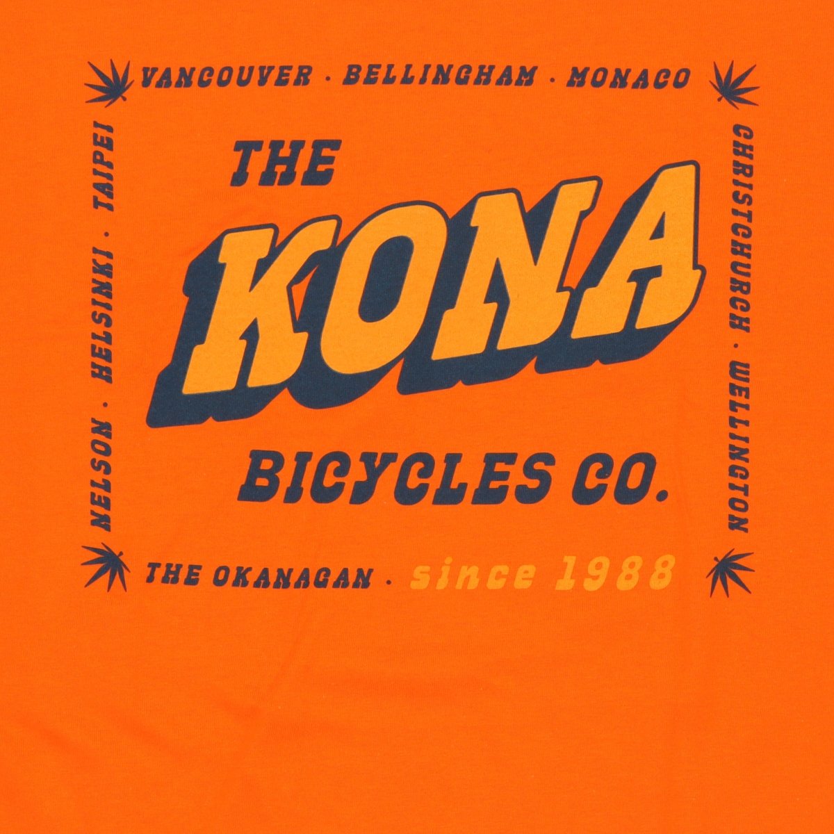 Kona Boogie Dan | T-Shirt kurzarm | orange | Größe S - RAAAD.de
