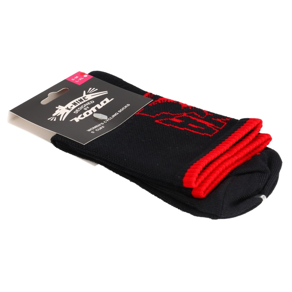 Kona Cycling Sock 5 Cuff | Socken Women | black | Größe S–M - RAAAD.de