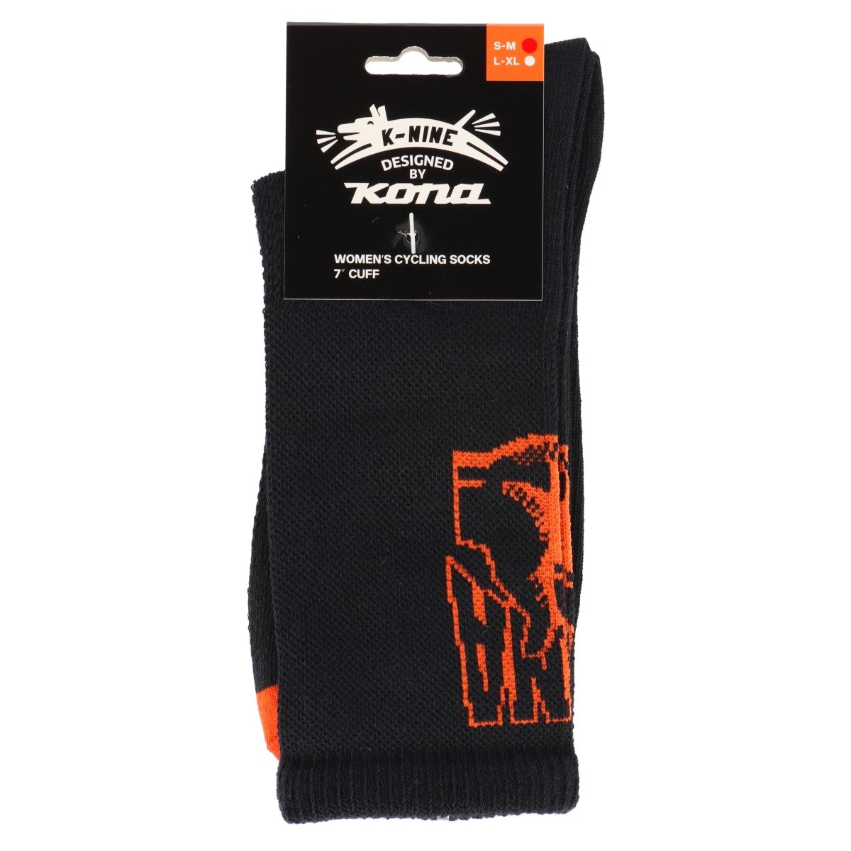 Kona Cycling Sock 7 Cuff | Socken Women | black | Größe S–M - RAAAD.de