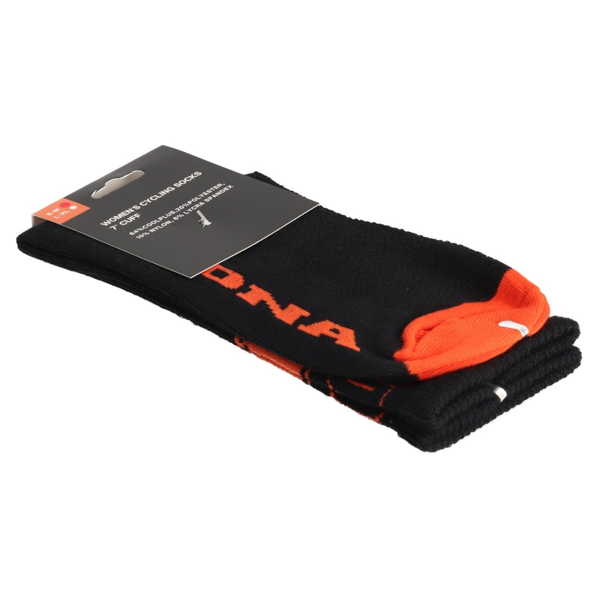 Kona Cycling Sock 7 Cuff | Socken Women | black | Größe S–M - RAAAD.de