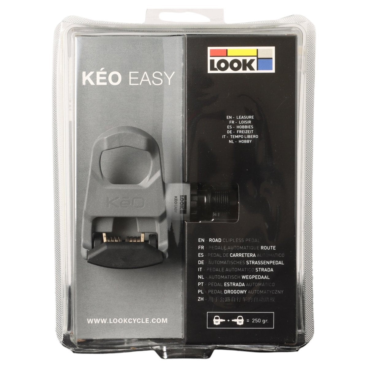 LOOK Keo Easy Pedale grau | Rennrad Klickpedale inkl. Cleats - RAAAD.de