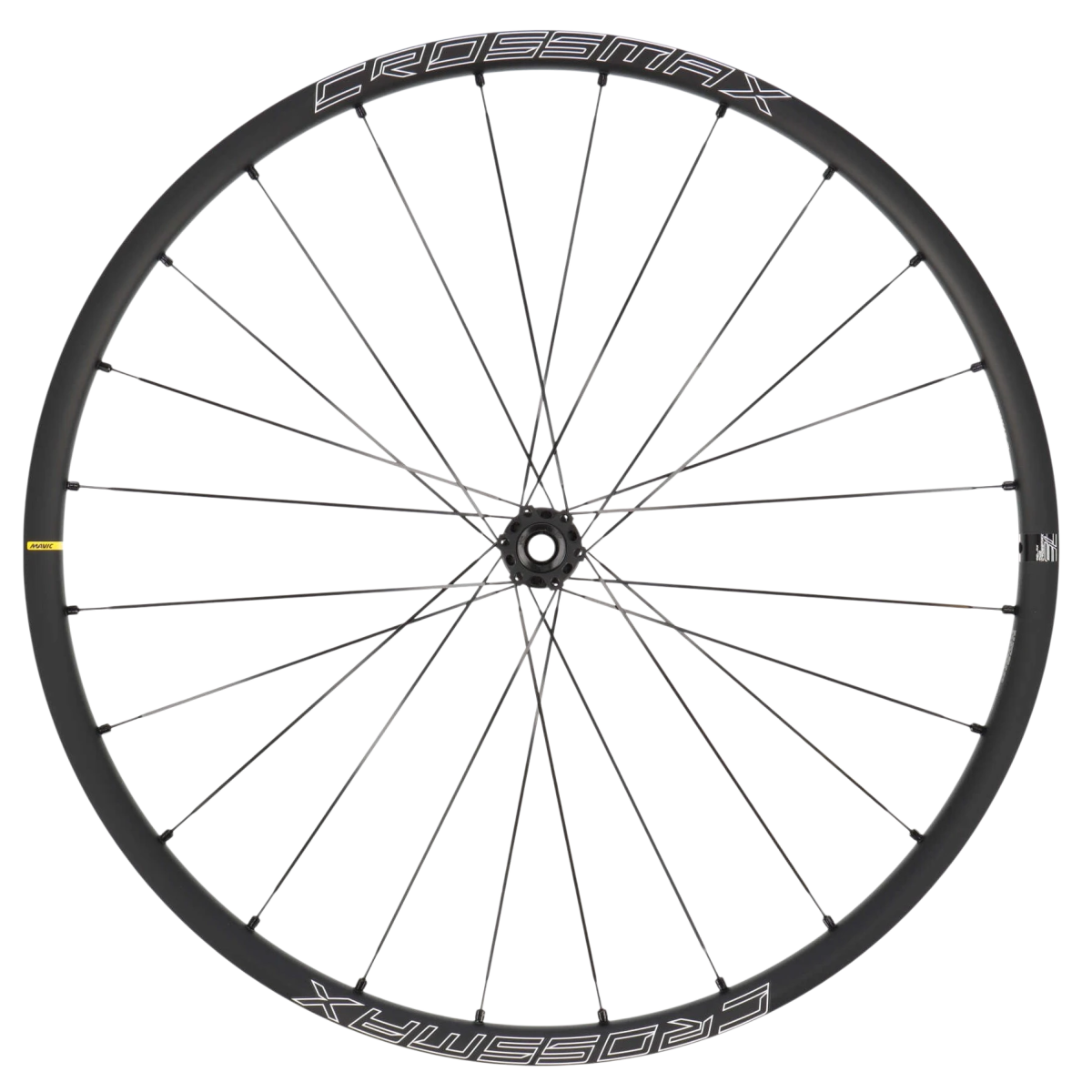 MAVIC Vorderrad CROSSMAX SL 29" Boost 15x110 mm 6 - Loch schwarz/weiß - RAAAD.de