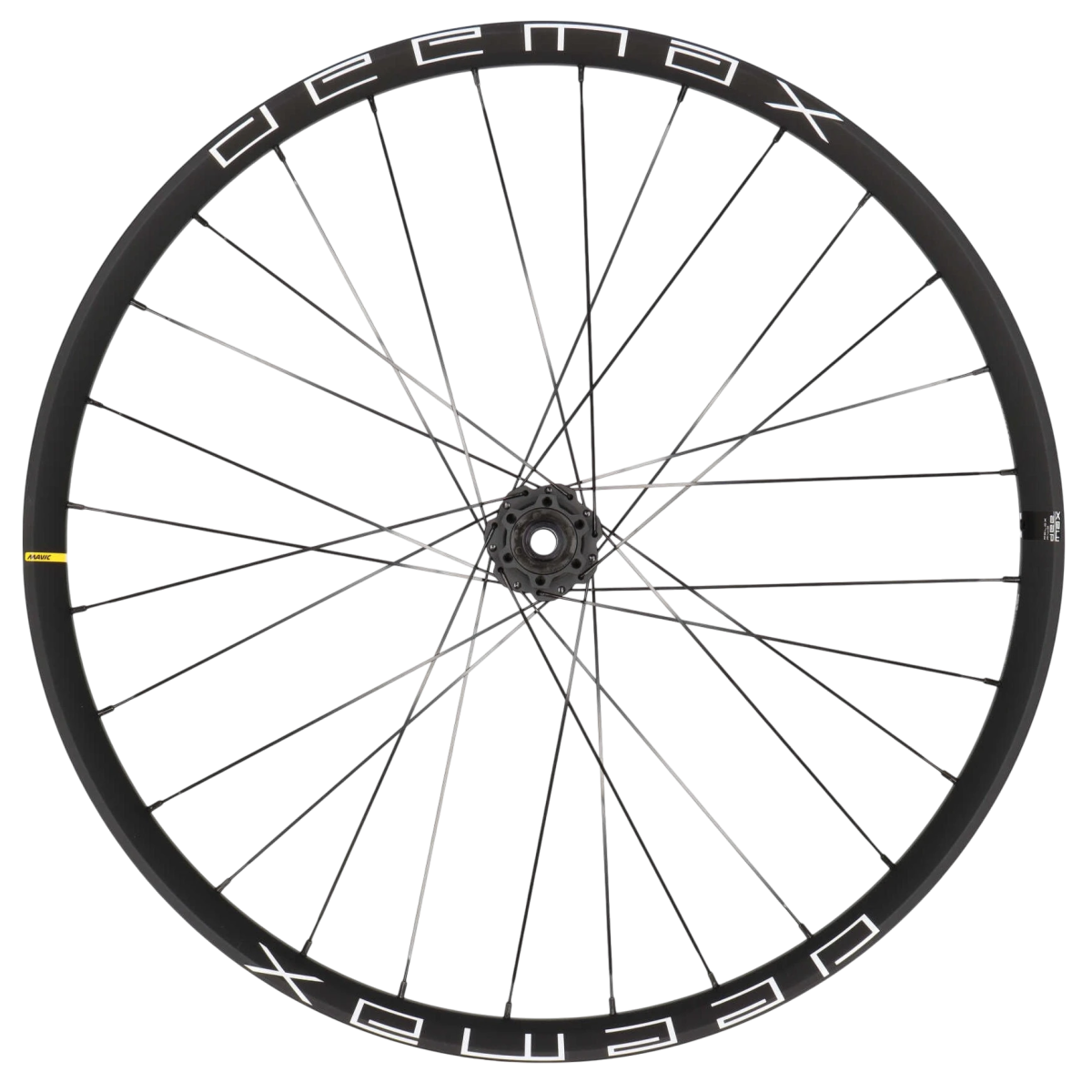 MAVIC Vorderrad DEEMAX 27.5" Boost 15x110 mm 6 - Loch schwarz/weiß - RAAAD.de