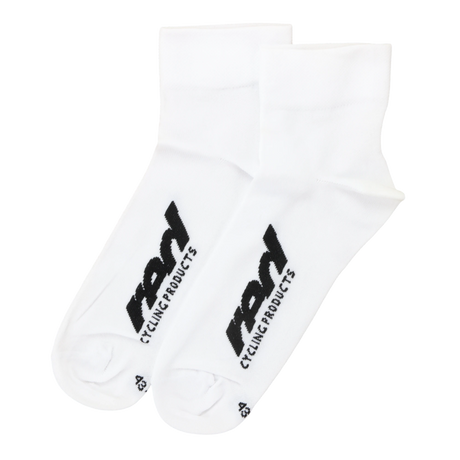 Red Cycling Race Socks low Fahrradsocken weiß (Größe 43 - 46) - RAAAD.de
