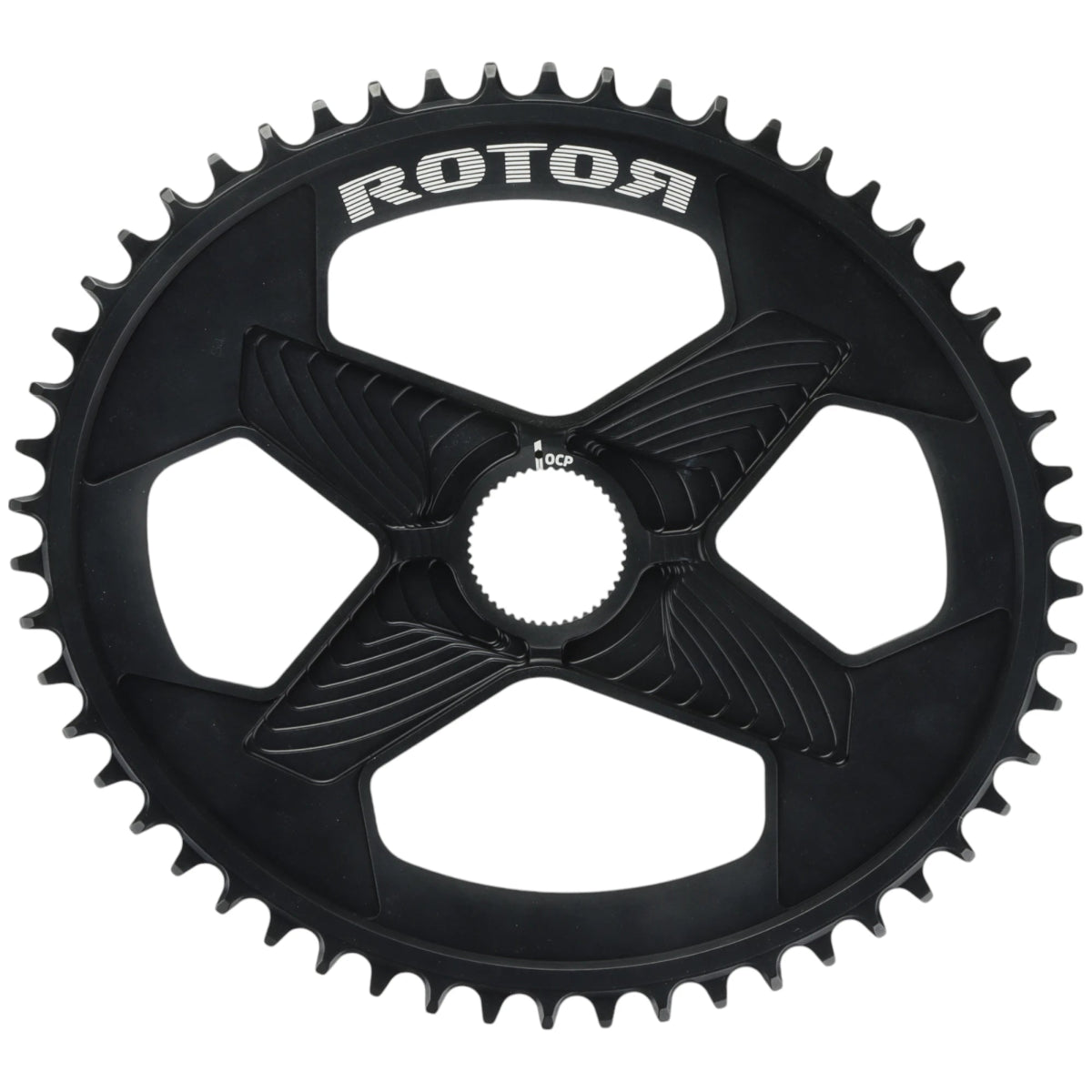 ROTOR Kettenblatt 1X oval Q - Ring DM 54 Zähne schwarz - RAAAD.de