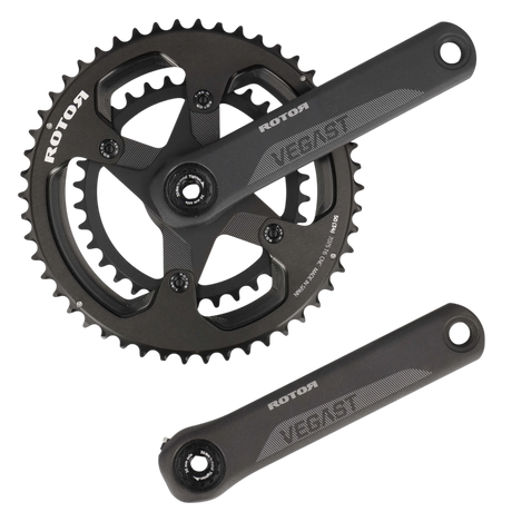 ROTOR Vegast Kurbel 172,mm 34/50 Zähne (2x10 - /11 - /12 - fach) - RAAAD.de