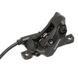 Shimano MT501 / MT520 Scheibenbremse hinten | 4 - Kolben | 1700 mm Leitung | Postmount | schwarz | MTB / E - MTB - RAAAD.de