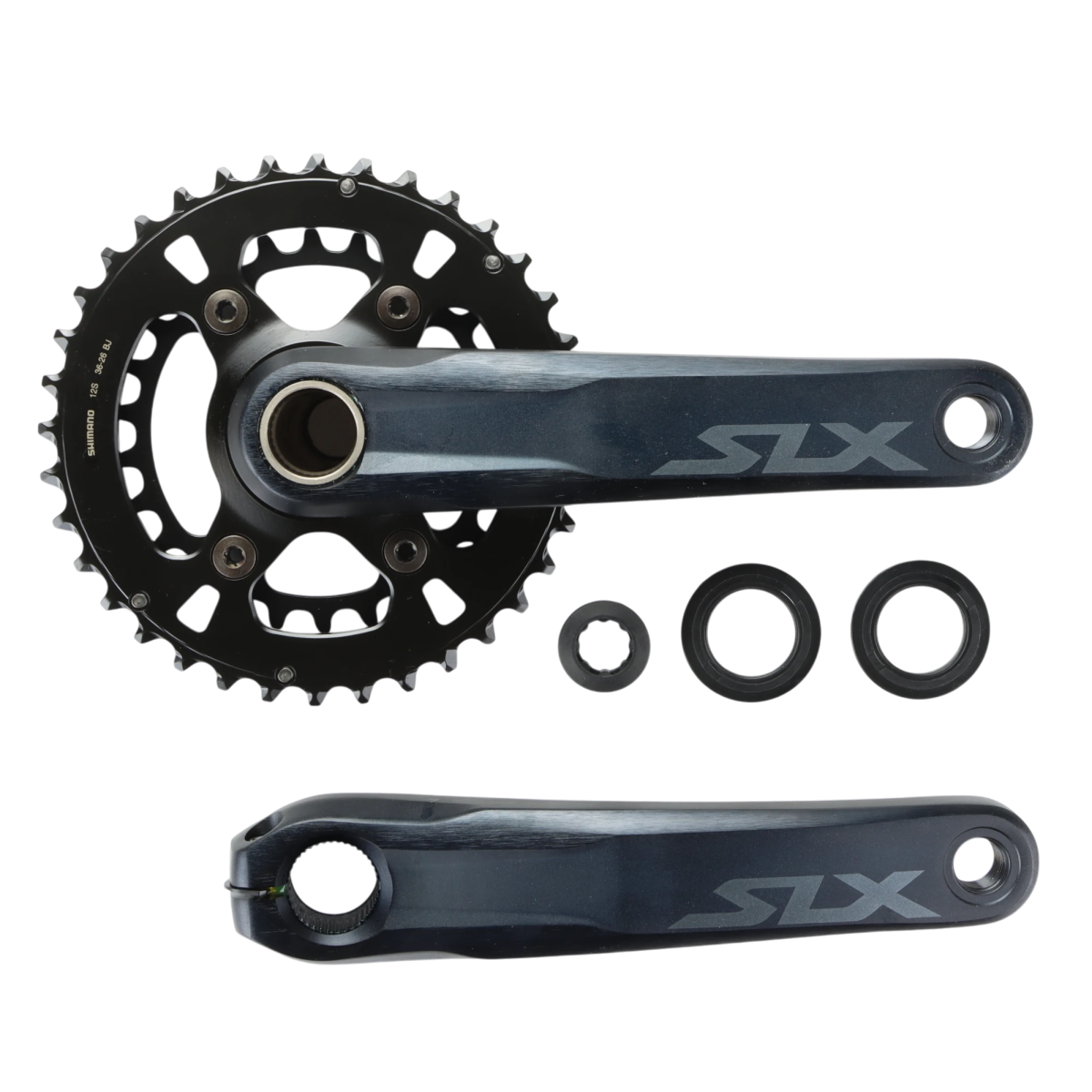 Shimano SLX Kurbel FC - M7120 Länge 170 mm 26/36 Zähne Kettenblätter (2x12 - fach) - RAAAD.de