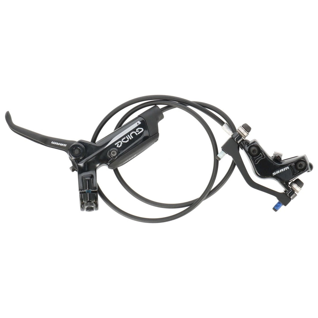 SRAM Guide T Scheibenbremse vorne | 4 - Kolben | 850 mm Leitung | inkl. 20 mm Postmount Adapter | schwarz - RAAAD.de
