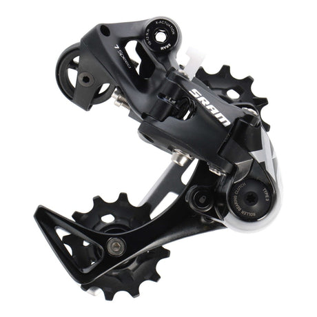 SRAM X01 DH Schaltwerk mittlerer Käfig schwarz silber (7 - fach) - RAAAD.de