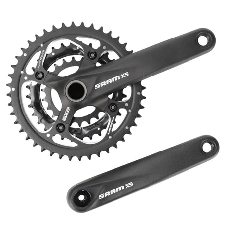 SRAM X5 GXP Kurbelgarnitur 175 mm | 3x9 - fach | 22/32/44 Zähne | schwarz - RAAAD.de