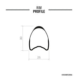 Vision Metron 30 SL Carbon Laufradsatz 28" | Felgenbremsen | Tubular Schlauchreifen | Shimano HG - RAAAD.de