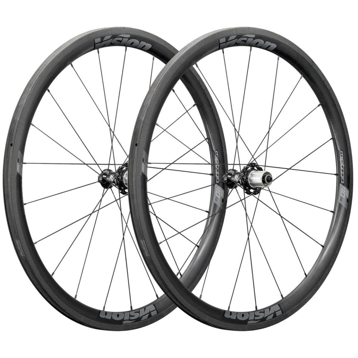 Vision Metron 40 SL Carbon Laufradsatz 28" | Felgenbremsen | Tubular Schlauchreifen | Shimano HG - RAAAD.de