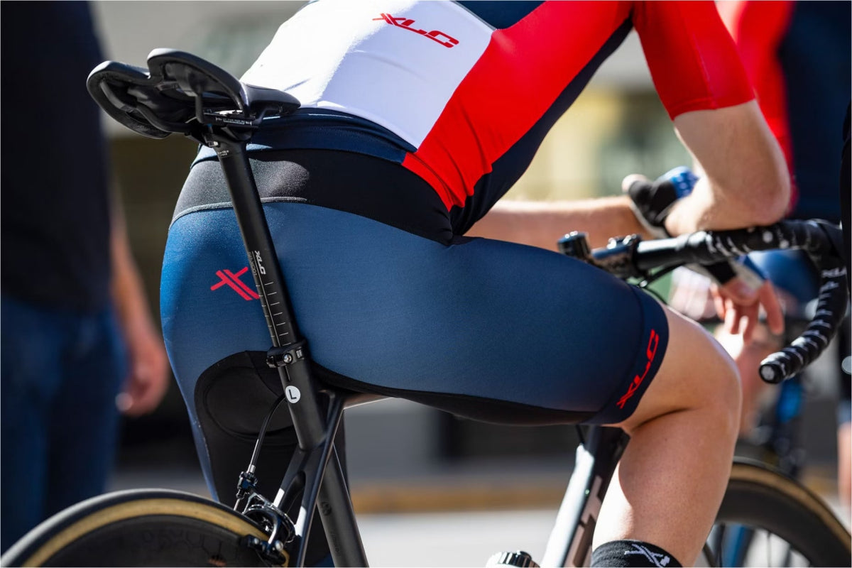 XLC Rennradhose TR - S22 Carbon Power Männer schwarz/blau (Größe M) - RAAAD.de